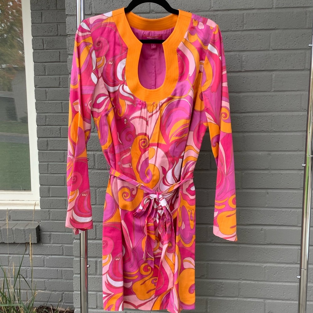Trina Turk for Banana Republic swirl tunic dress, size 12